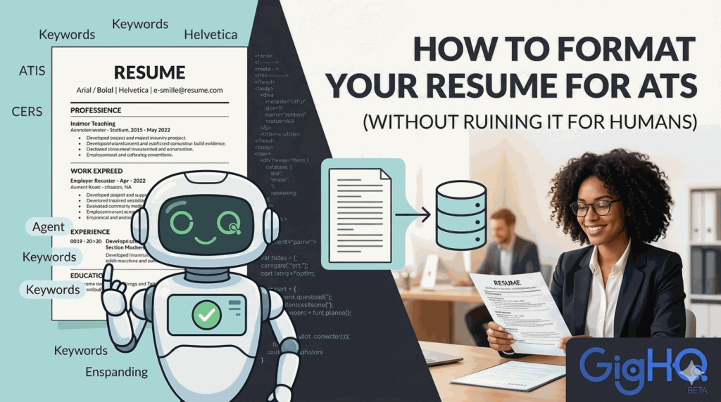 How to Format Your Resume for ATS (Without Ruining It for Humans)