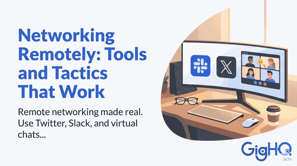 Networking Remotely: Tools and Tactics That Work