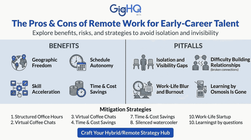The Pros & Cons of Remote Work for Early-Career Talent
