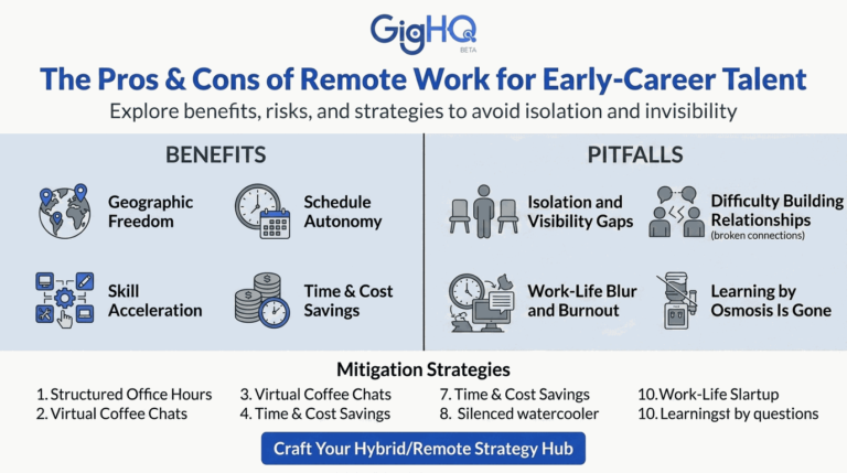 The Pros & Cons of Remote Work for Early-Career Talent