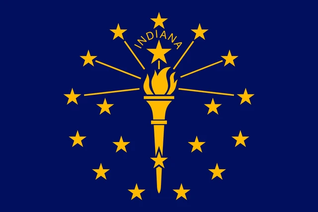 Flag of Indiana