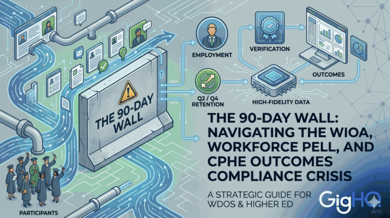 The 90-Day Wall: Navigating the WIOA, Workforce Pell, and CPHE Outcomes Compliance Crisis