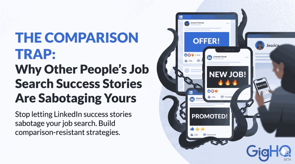 The Comparison Trap: Why Other People’s Job Search Success Stories Are Sabotaging Yours