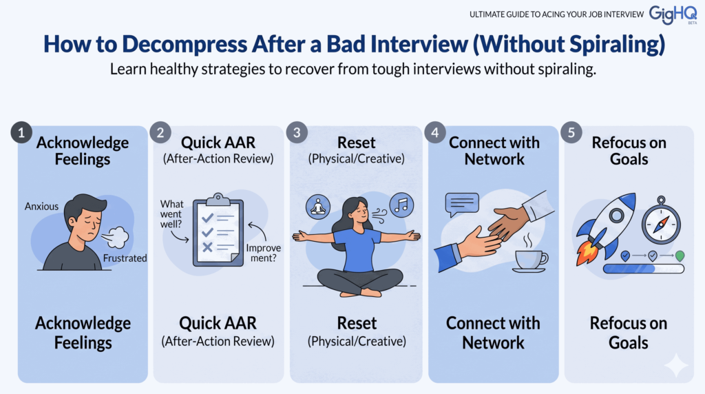 How to Decompress After a Bad Interview (Without Spiraling)