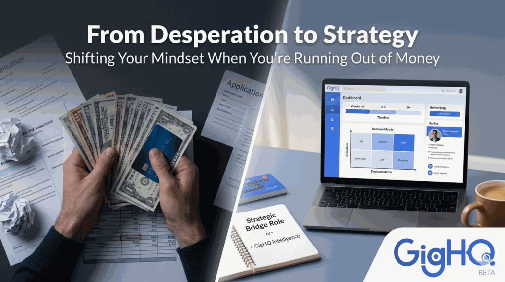 From Desperation to Strategy: Shifting Your Mindset When You’re Running Out of Money