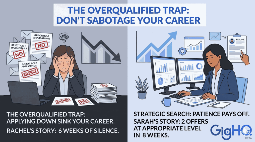 The Overqualified Trap: Why Applying for “Easier” Jobs Will Sabotage Your Career