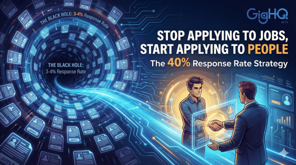 Stop Applying to Jobs, Start Applying to People: The 40% Response Rate Strategy