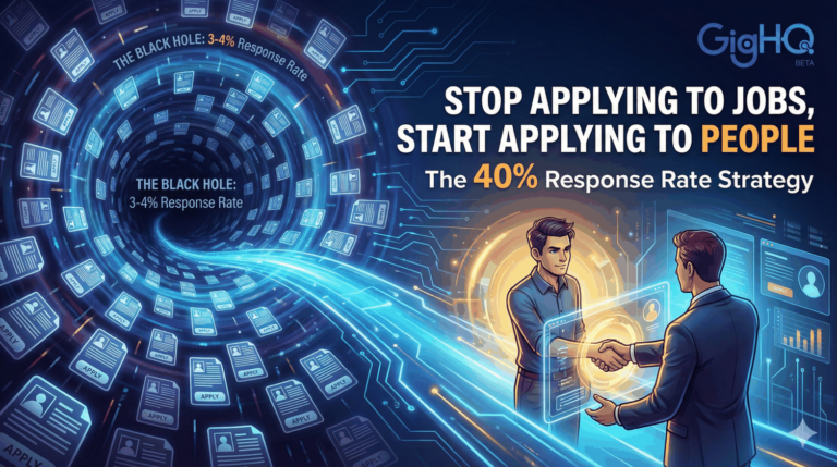 Stop Applying to Jobs, Start Applying to People: The 40% Response Rate Strategy
