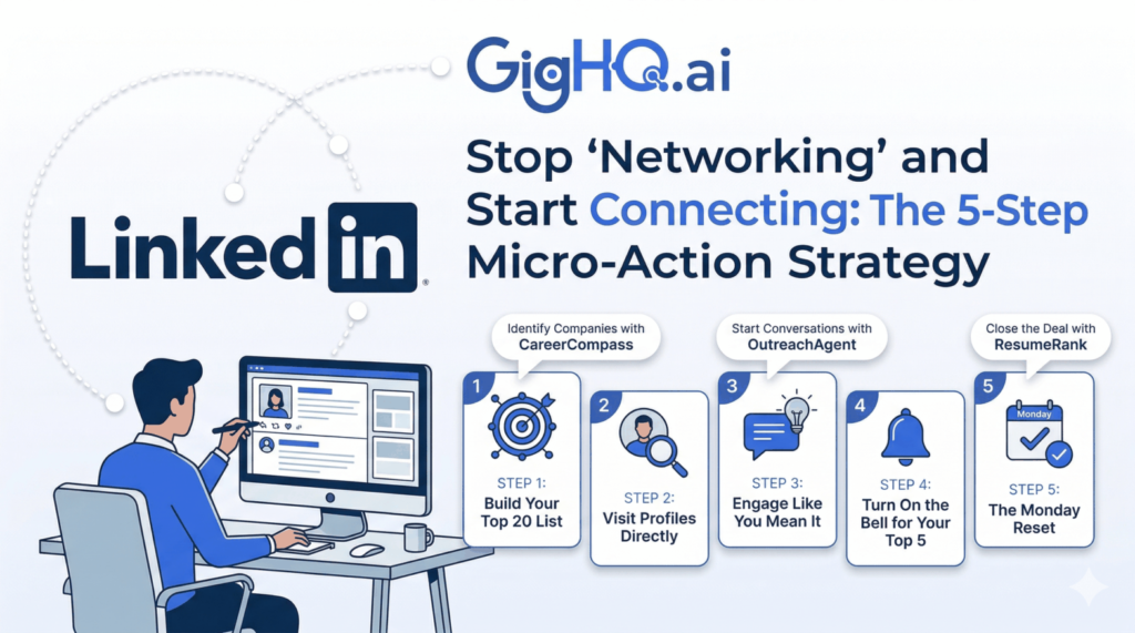 Stop “Networking” and Start Connecting: The 5-Step Micro-Action Strategy for Your Job Search