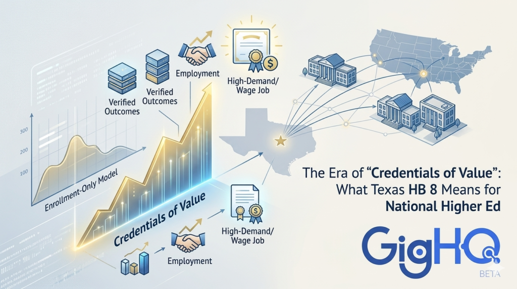The Era of “Credentials of Value”: What Texas HB 8 Means for National Higher Ed