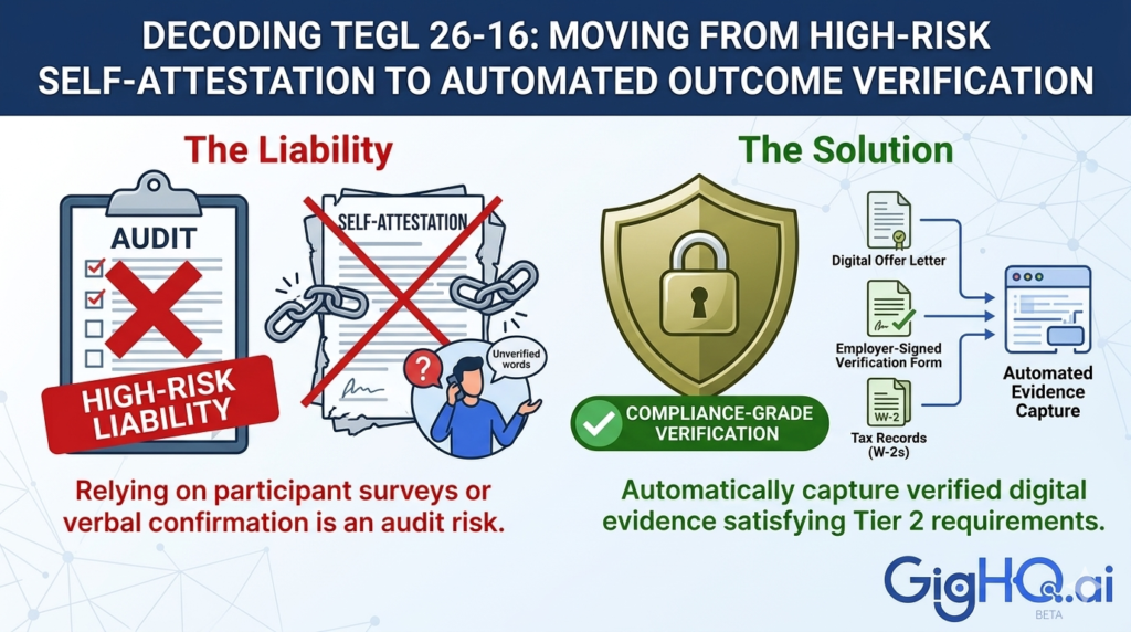 Decoding TEGL 26-16: Why Self-Attestation is a Liability in WIOA Audits