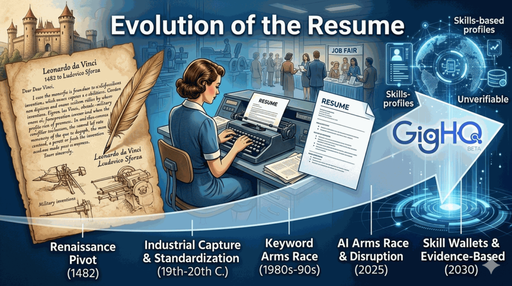 Evolution of the Resume