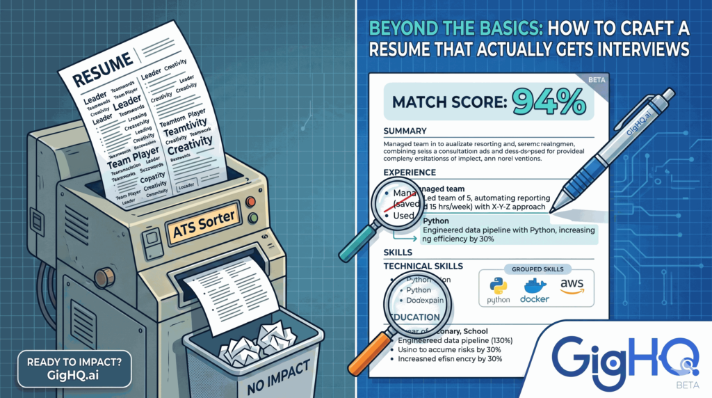 Beyond the Basics: How to Craft a Resume That Actually Gets Interviews