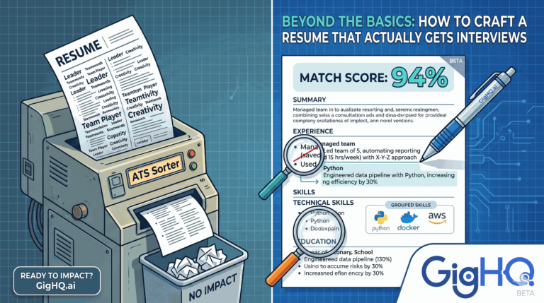 Beyond the Basics: How to Craft a Resume That Actually Gets Interviews