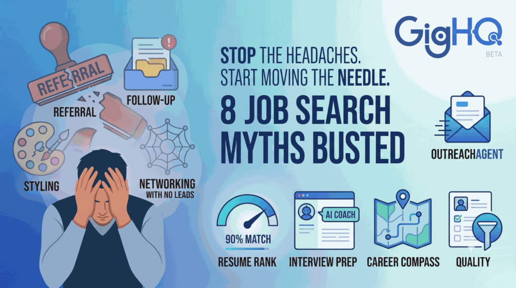 8 Brutal Job Search Myths Giving You a Headache (And How to Actually Move the Needle)