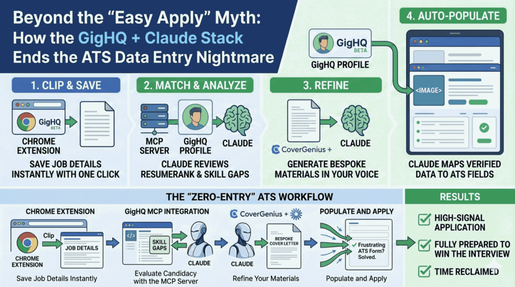 Beyond the “Easy Apply” Myth: How the GigHQ + Claude Stack Ends the ATS Data Entry Nightmare