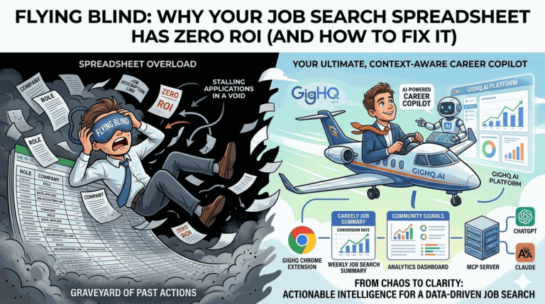 Flying Blind: Why Your Job Search Spreadsheet Has Zero ROI (And How to Fix It)