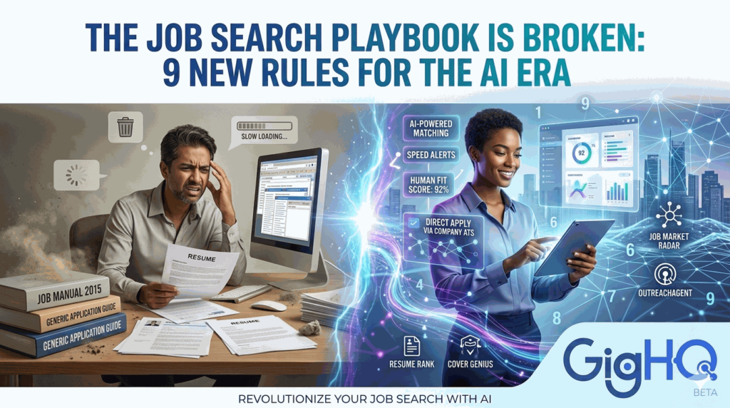 The Job Search Playbook is Broken: 9 New Rules for the AI Era