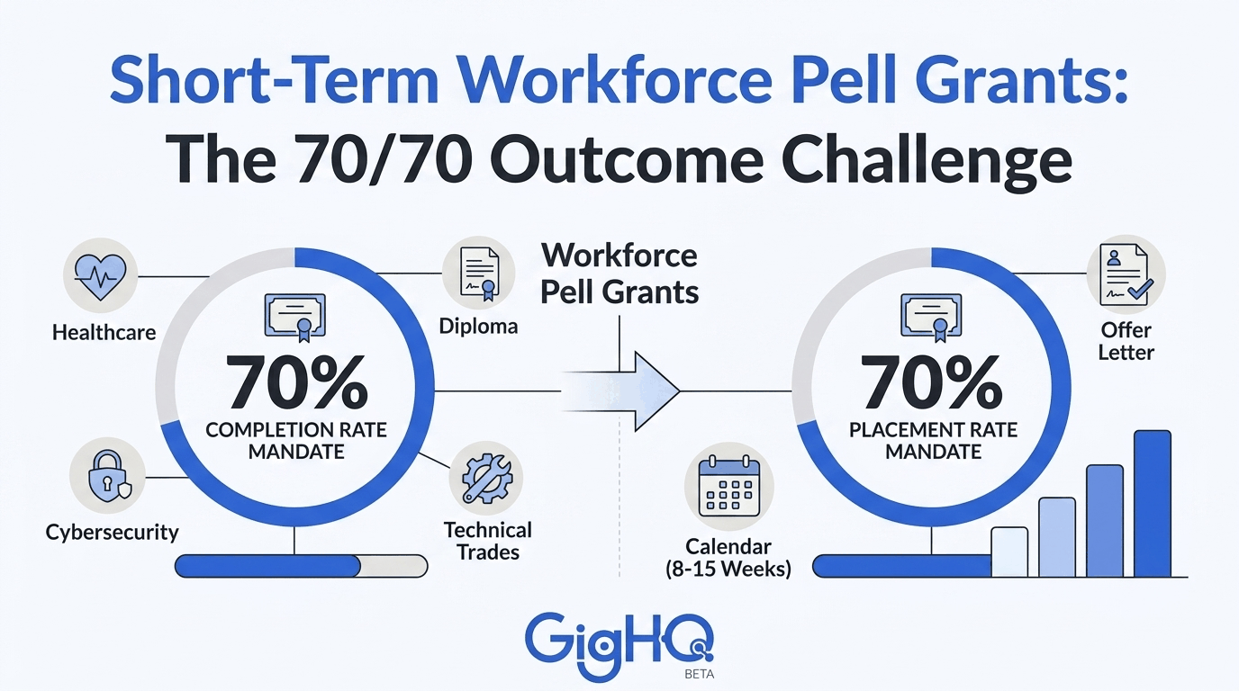 Short-Term Workforce Pell Grants Are Here: Is Your College Ready for the 70% Outcome Mandate?