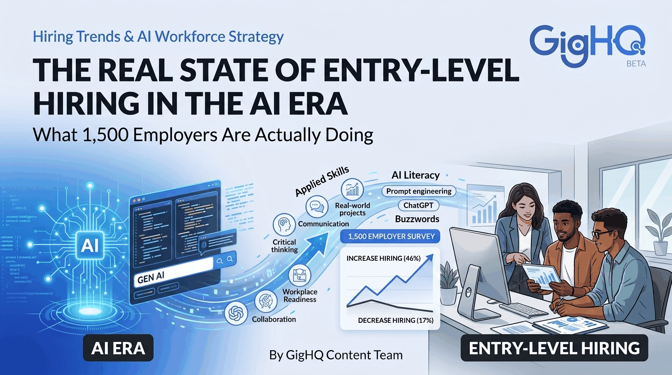 The Real State of Entry-Level Hiring in the AI Era: What 1,500 Employers Are Actually Doing