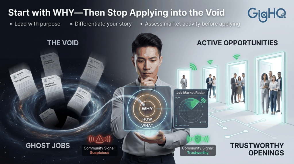Start with WHY — then stop applying into the void