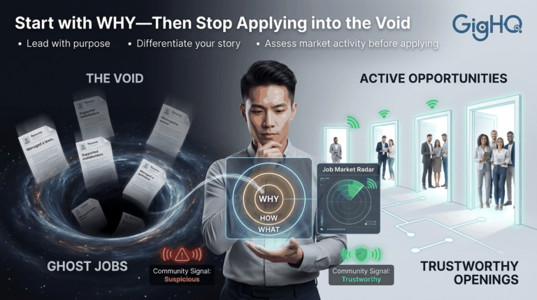 Start with WHY — then stop applying into the void